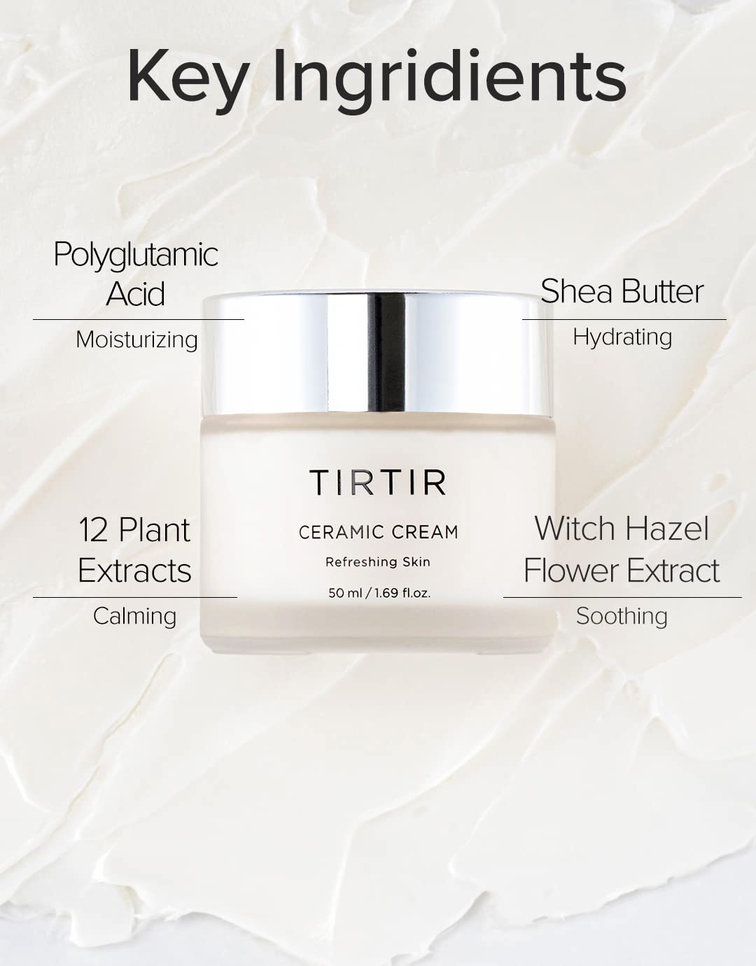 TirTir - Ceramic Cream - 50ml