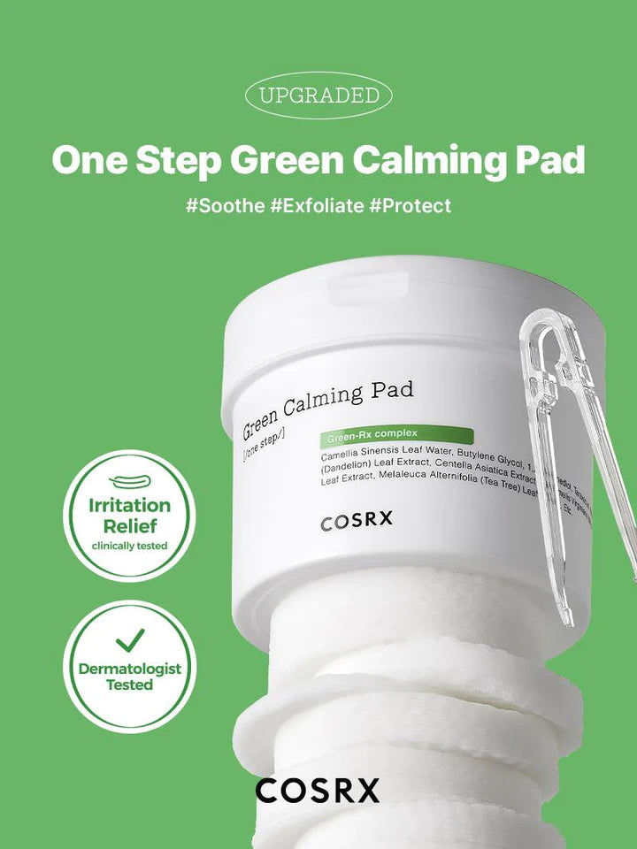 COSRX One Step Green Hero Calming Pad - 1pack (70pcs)