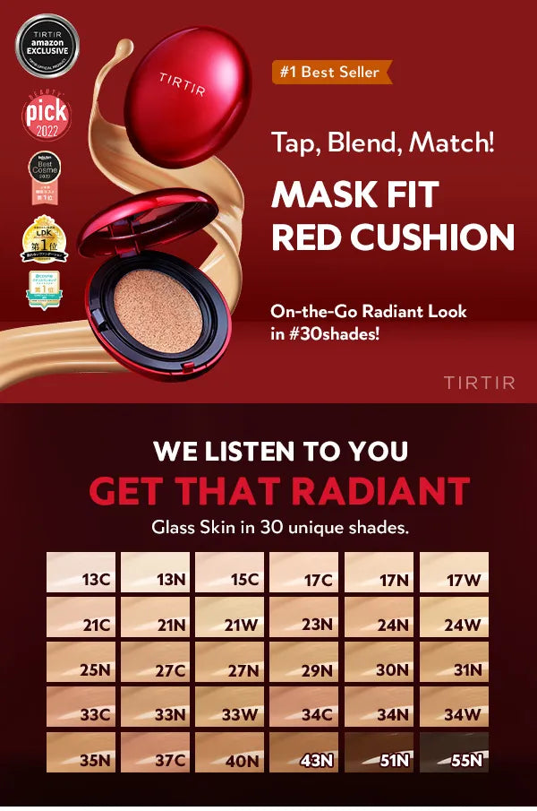 TirTir - Mask Fit Red Cushion SPF40 PA++ 18g
