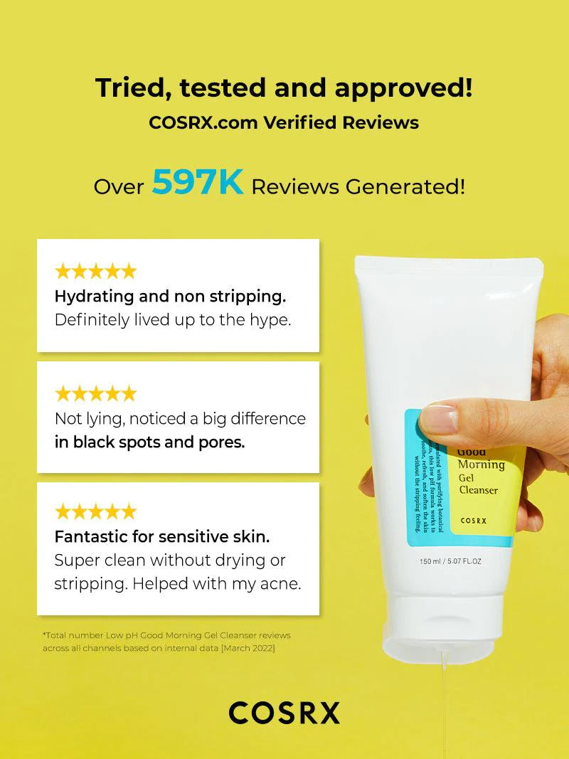 Cosrx Low pH Good Morning Gel Cleanser 150 ml